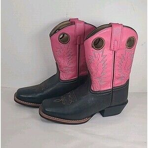 Girls Smoky Mountain Boots Style 1413C Western Pink/Brown Boots Size 3